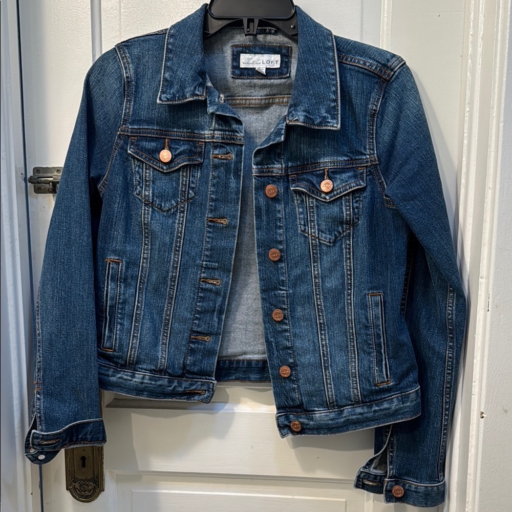 LOFT Blue Jean Jacket